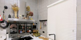 木百葉簾 廚房窗簾 Venetian Blinds Kitchen