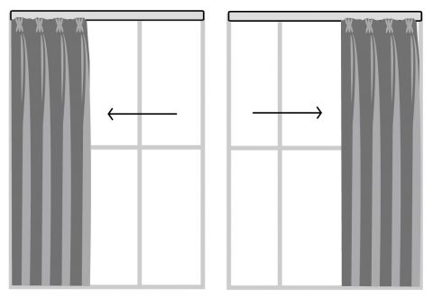 單開布簾 窗簾訂製 窗簾型式 curtain design