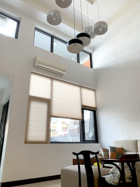 客廳窗簾 蜂巢簾 風琴簾 Honeycomb Shades Living room