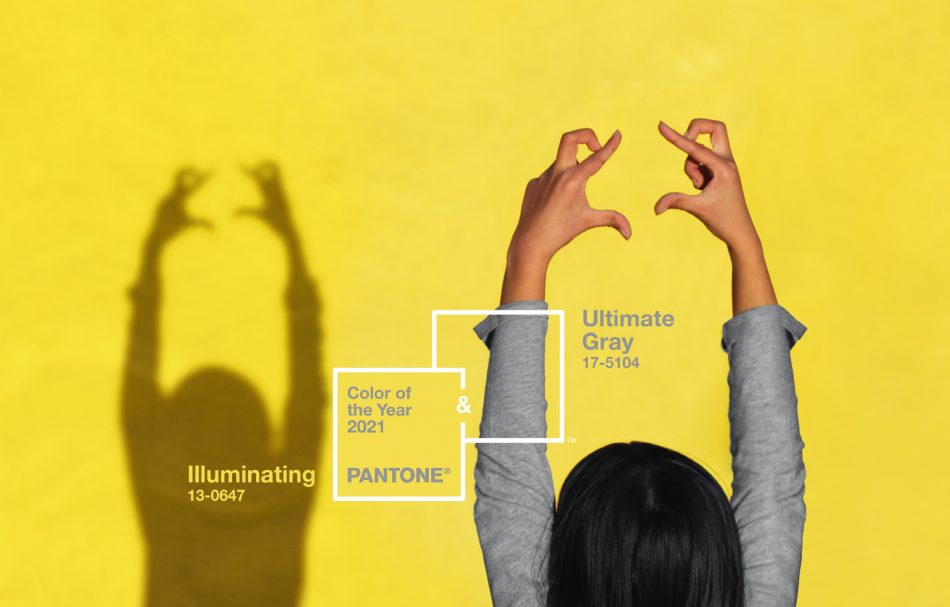 Pantone Color 2021 年度代表色 Ultimate Gray 極致灰 Illuminating 亮麗黃 trend 流行顏色