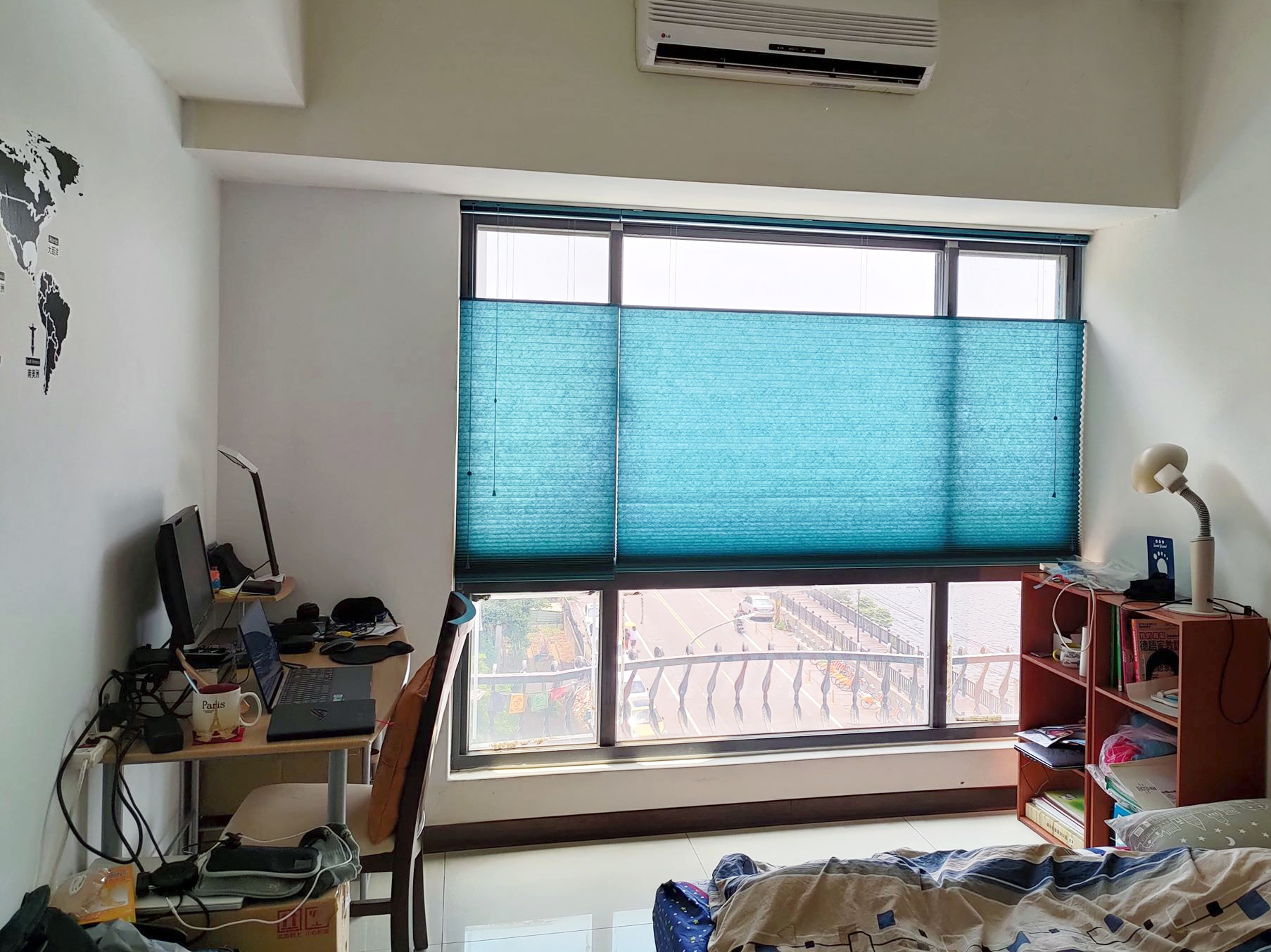 Teal : Vali Honeycomb Shades Light Filtering | Honeycomb Shades ...